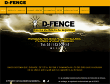 Tablet Screenshot of d-fence.com.ar