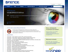Tablet Screenshot of d-fence.fi
